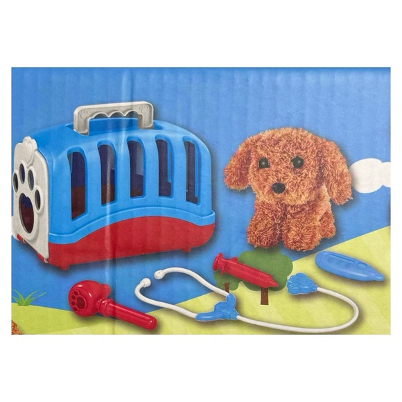 Pretend Play Puppy Veterinarian Check Up Play Set - Picture 3 of 15